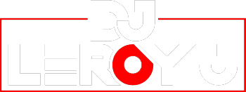 DJ Leroy J logo - no padding - transparent background